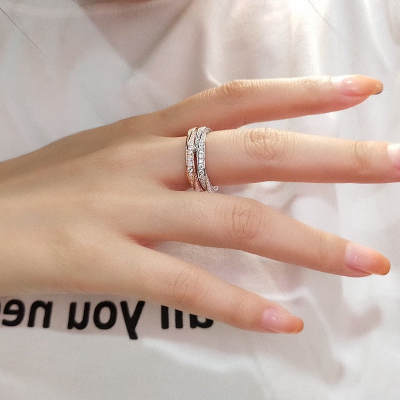 TIFFANY SPIRAL DIAMOND RING