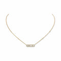BABY MOVE DIAMOND PAVED NECKLACE