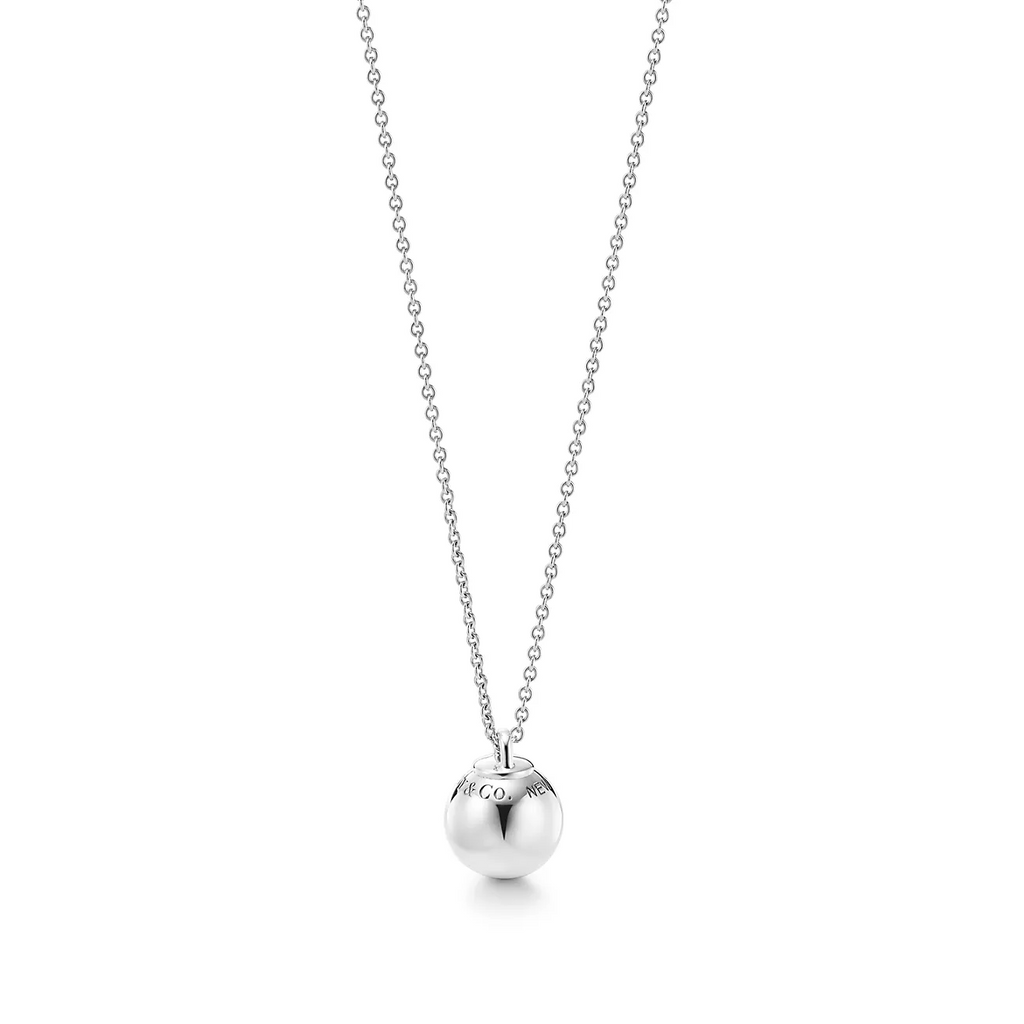 TIFFANY BALL PENDANT 12.75MM NECKLACE