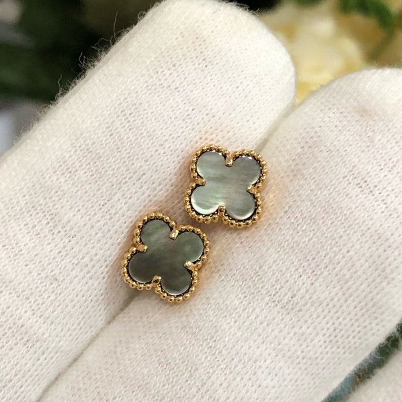 Van Cleef & Arpels CLOVER MINI GOLD EARRINGS