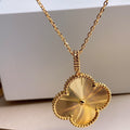 Van Cleef & Arpels VINTAGE CLOVER PEDANT NECKLACE GOLD