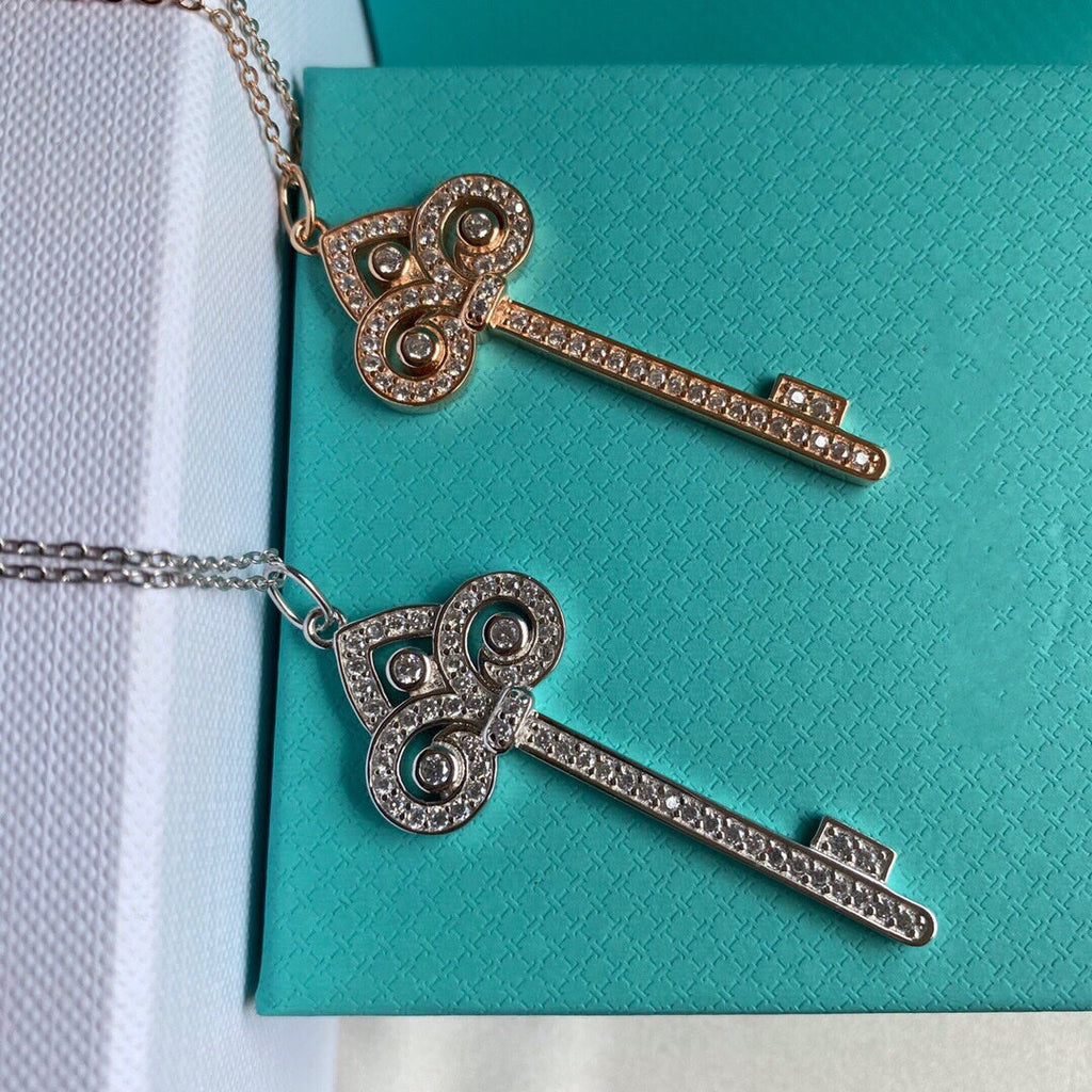 TIFFANY KEY NECKLACE DIAMOND