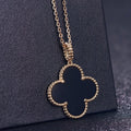 Van Cleef & Arpels CLOVER PINK GOLD NECKLACE