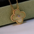 Van Cleef & Arpels CLOVER NECKLACE GOLD DIAMOND
