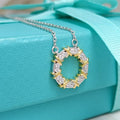 TIFFANY SIXTEEN STONE NECKLACE