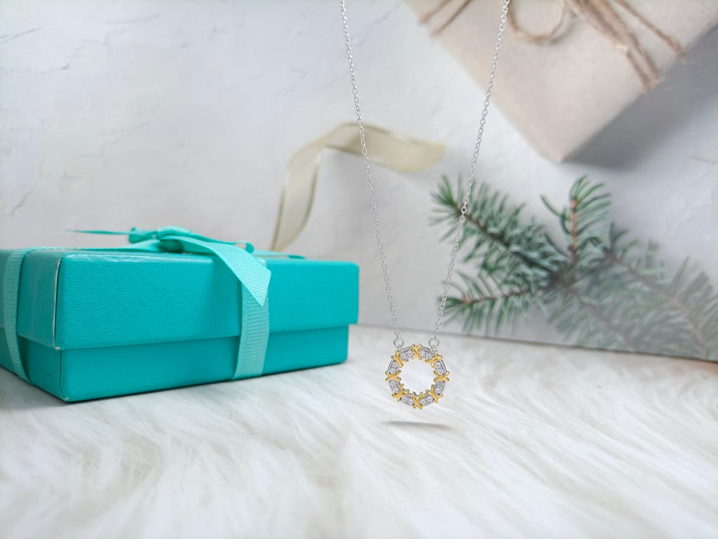 TIFFANY SIXTEEN STONE NECKLACE