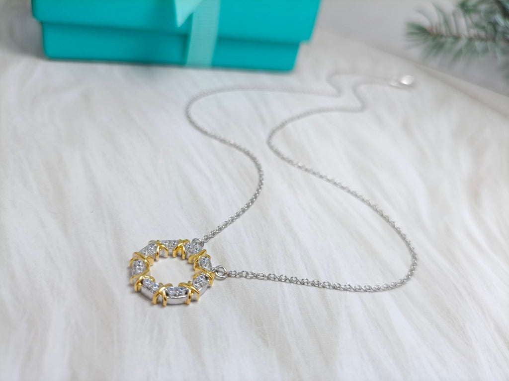 TIFFANY SIXTEEN STONE NECKLACE