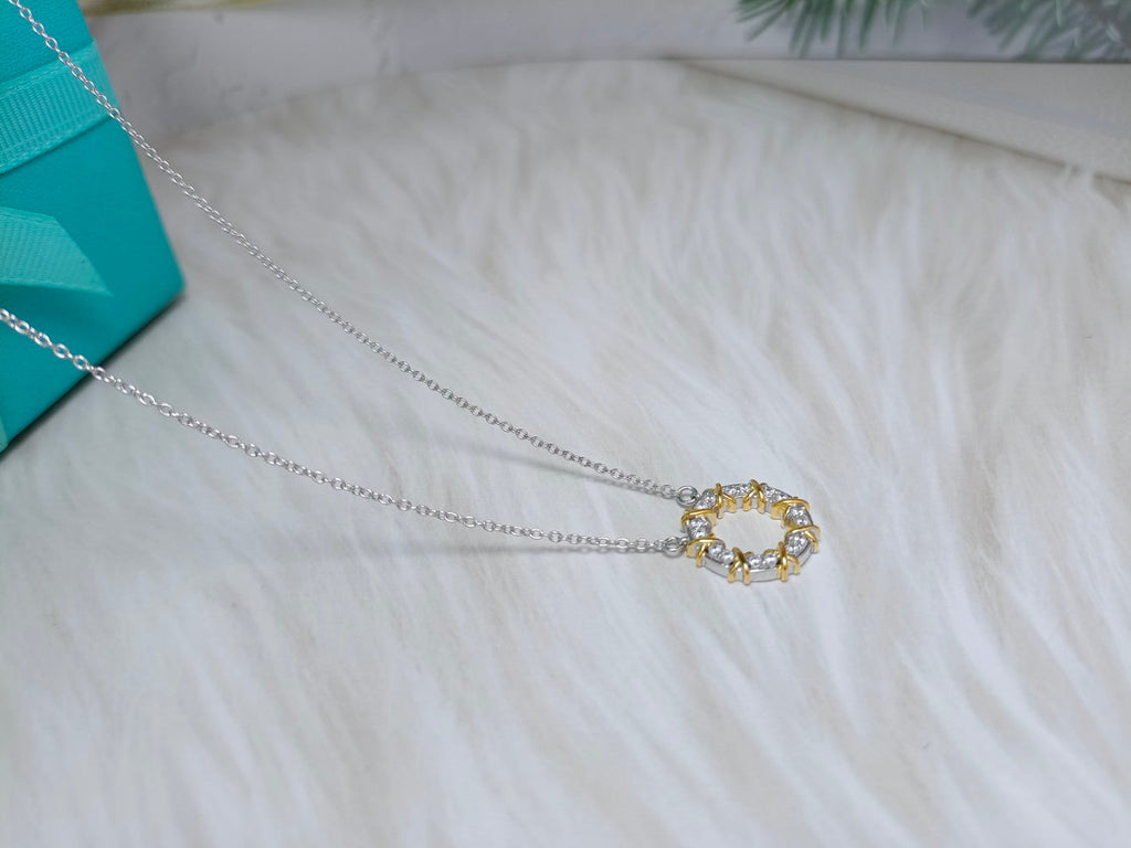 TIFFANY SIXTEEN STONE NECKLACE