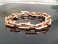 TIFFANY HARDWEAR BRACELET PINK GOLD AND SILVER DIAMOND