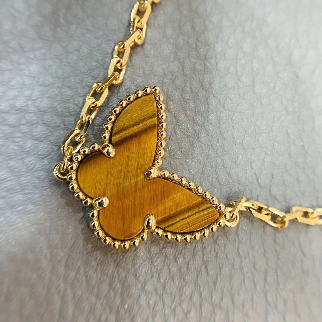 Van Cleef & Arpels HEART BUTTERFLY CLOVER BRACELET 4 MOTIFS