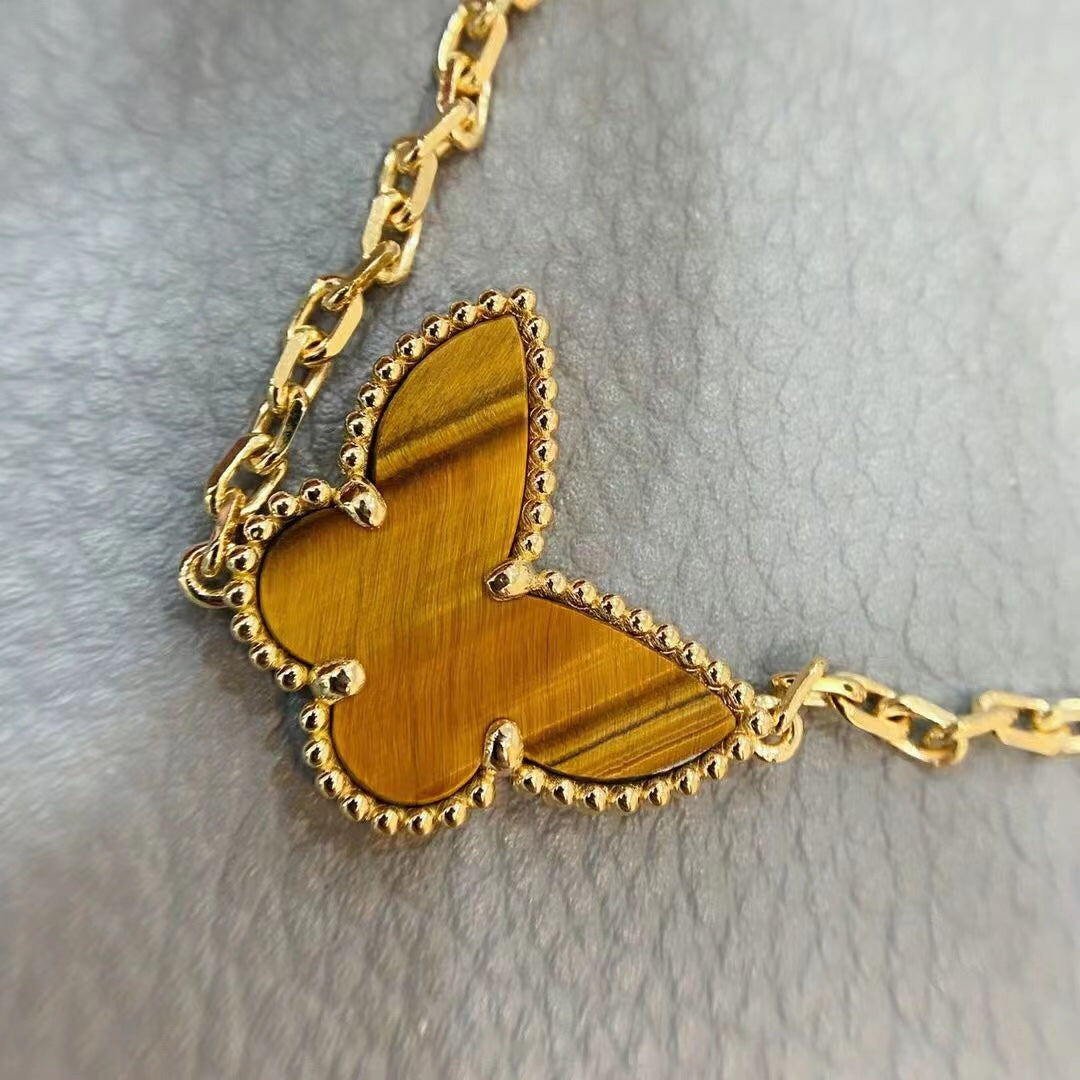 Van Cleef & Arpels HEART BUTTERFLY CLOVER BRACELET 4 MOTIFS