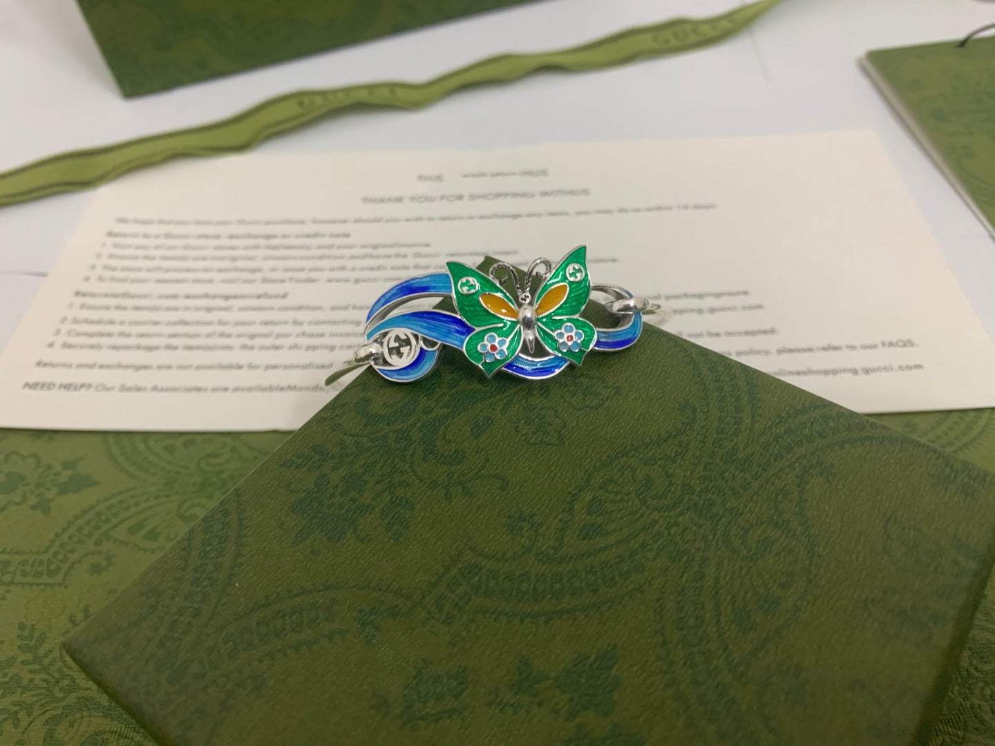 GUCCI BUTTERFLY BRACELET