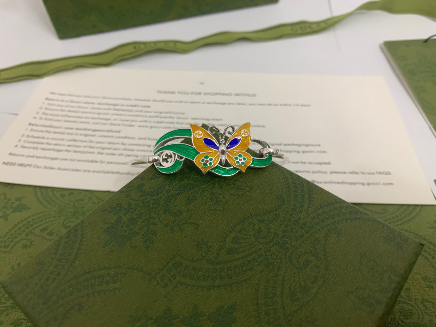 GUCCI BUTTERFLY BRACELET