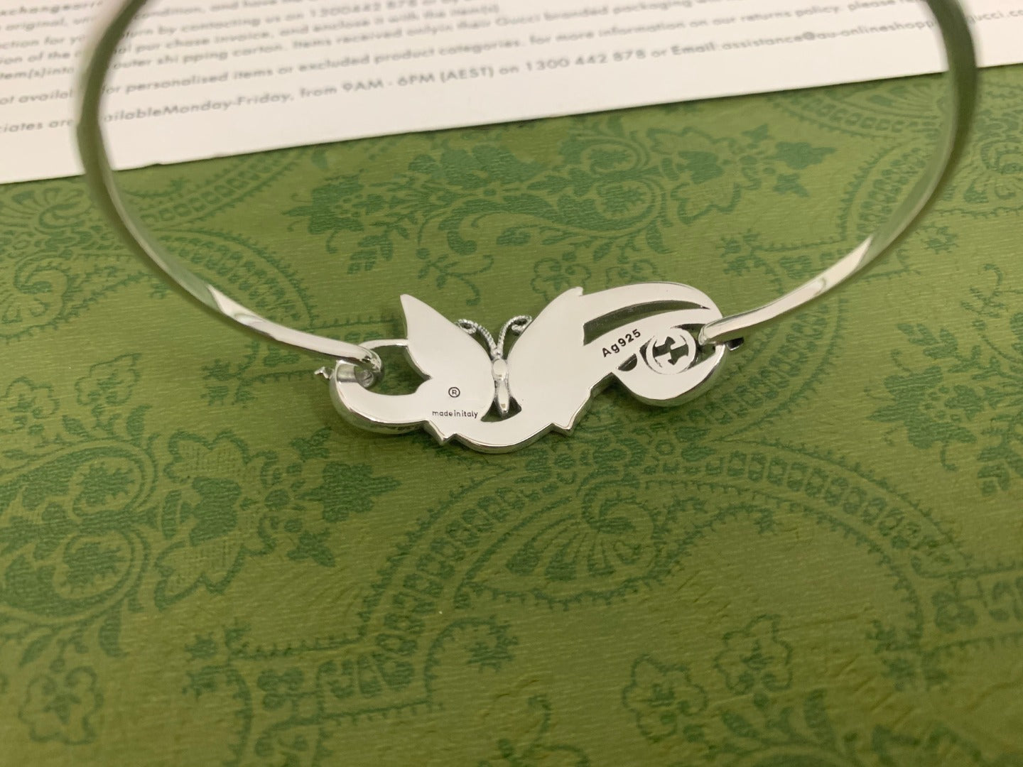 GUCCI BUTTERFLY BRACELET