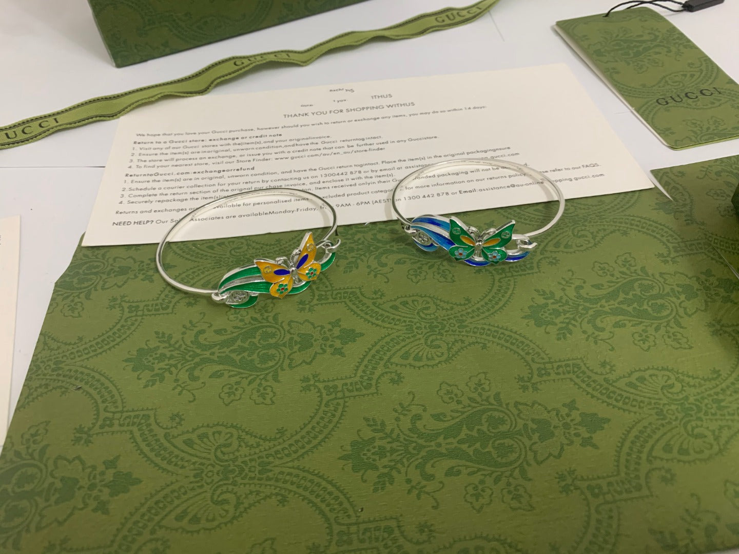 GUCCI BUTTERFLY BRACELET