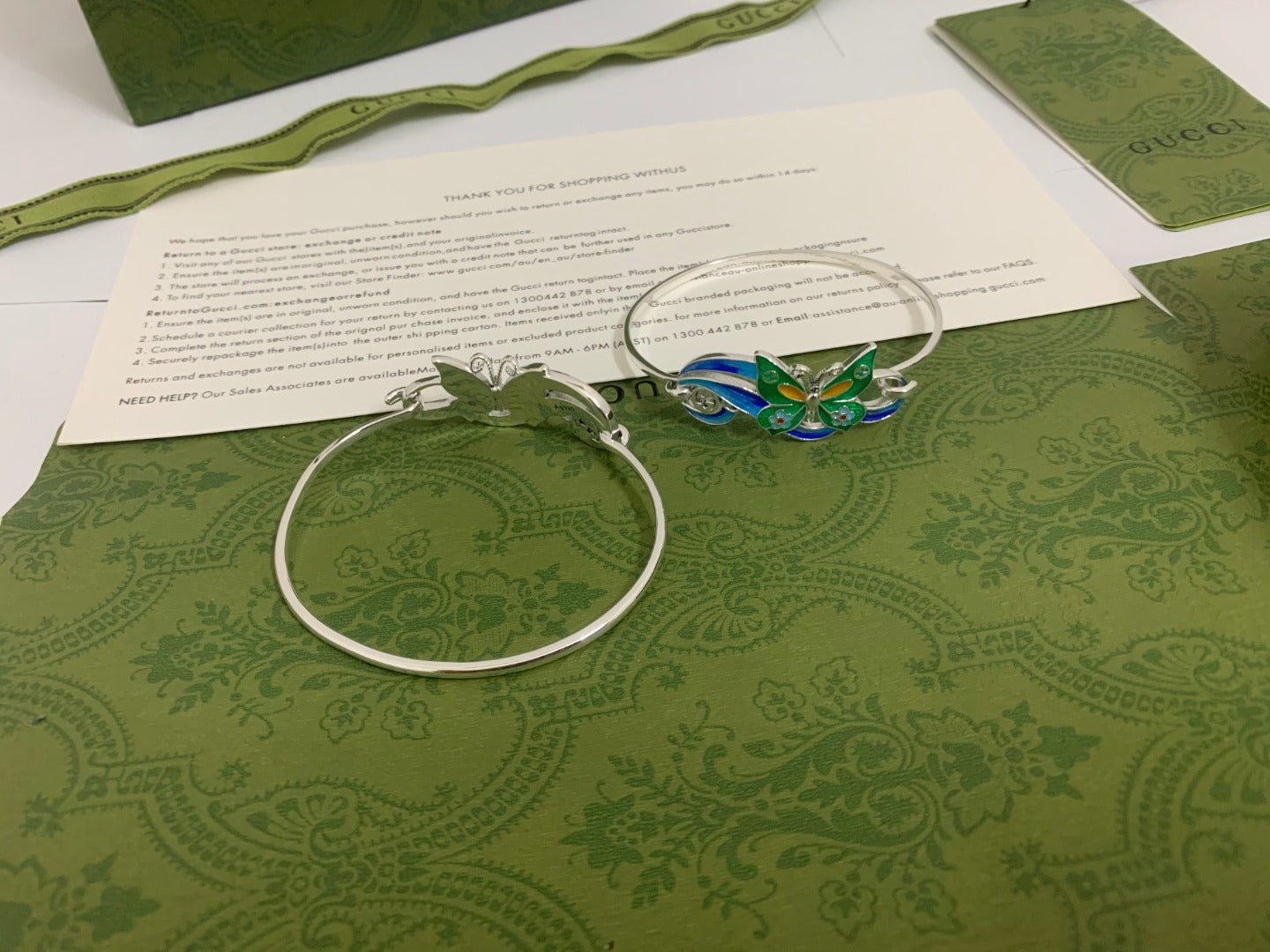 GUCCI BUTTERFLY BRACELET
