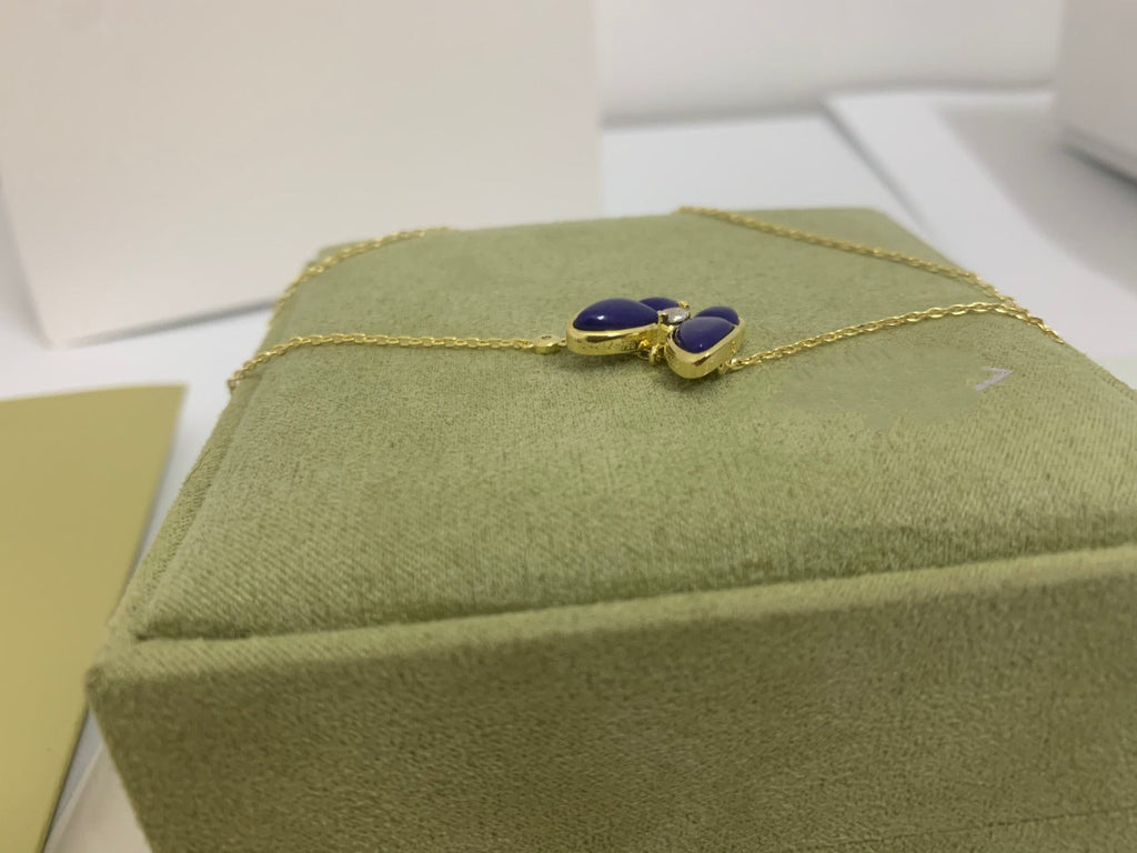 Van Cleef & Arpels BLUE BUTTERFLY NECKLACE
