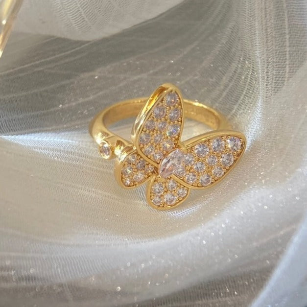 Van Cleef & Arpels BUTTERFLY DIAMOND RING