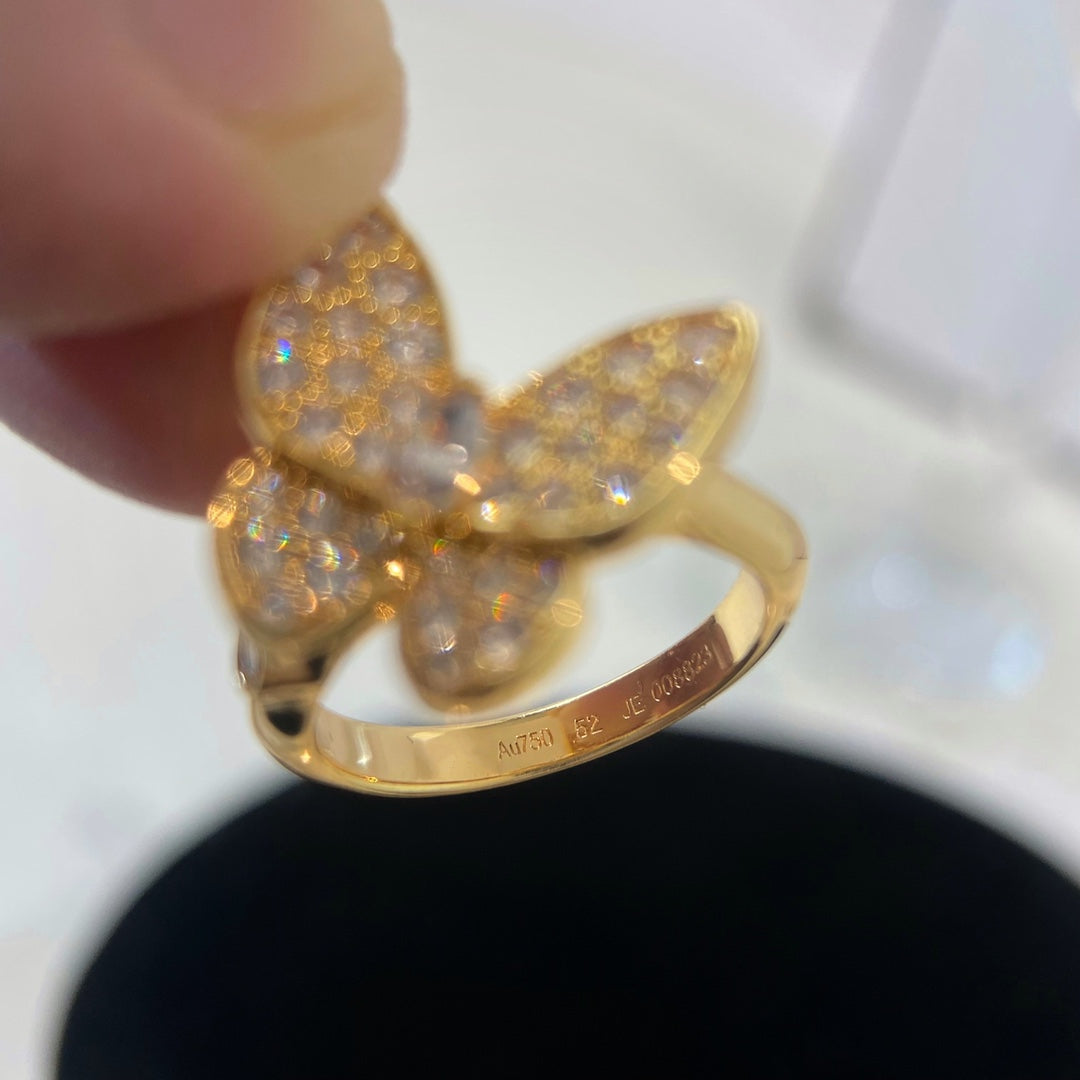 Van Cleef & Arpels BUTTERFLY DIAMOND RING