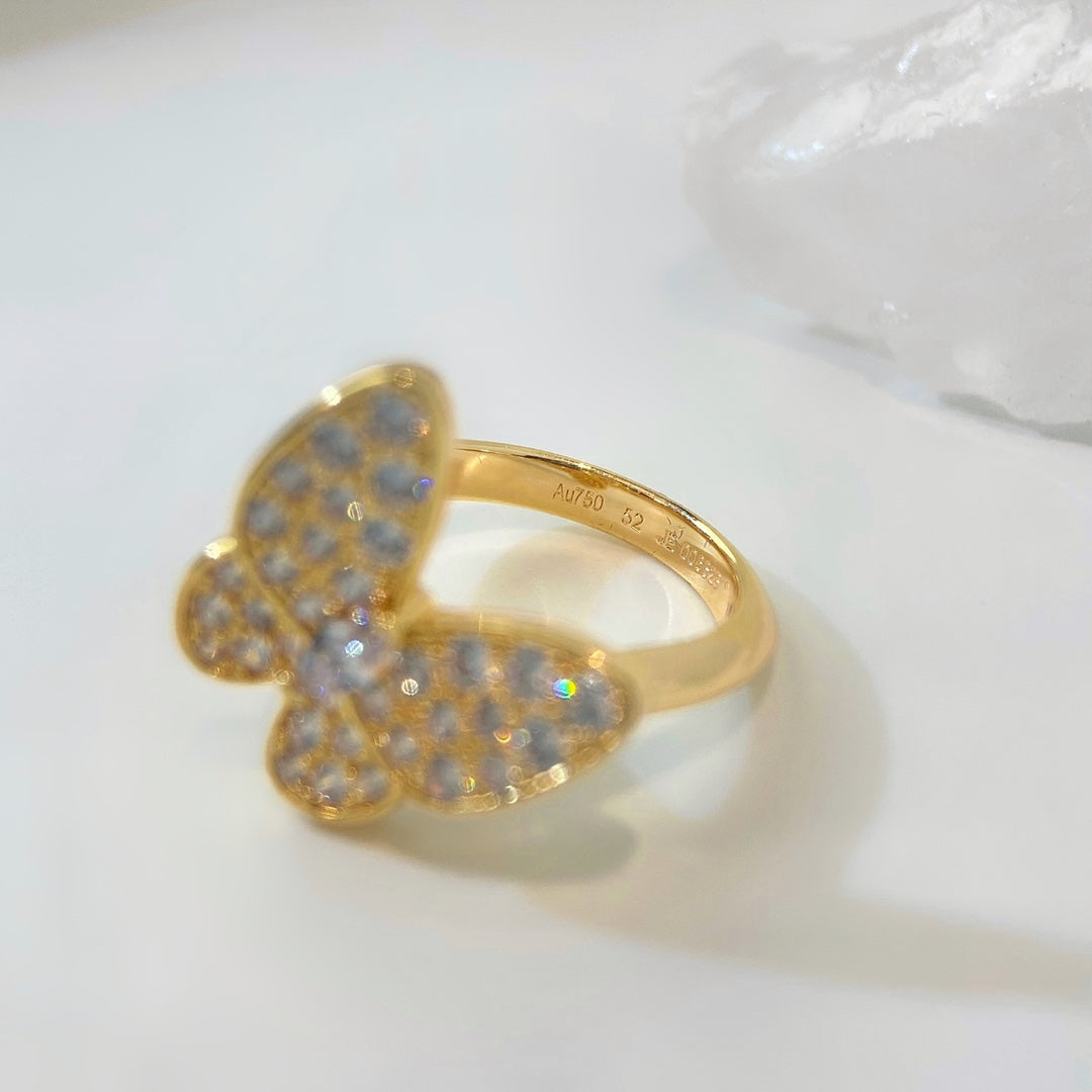 Van Cleef & Arpels BUTTERFLY DIAMOND RING