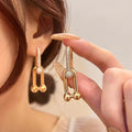 TIFFANY HARDWEAR DROP EARRINGS DIAMONDS