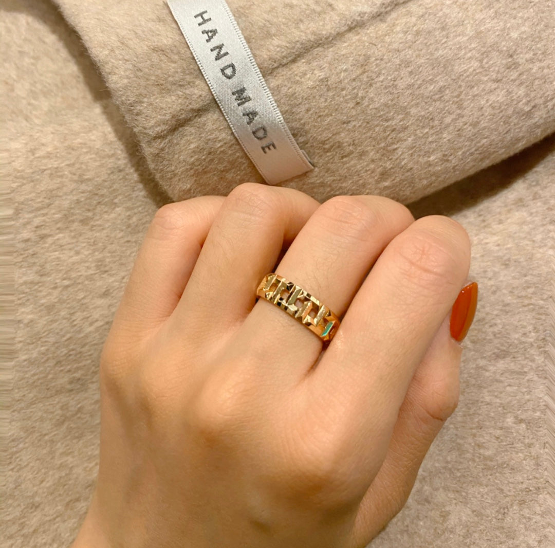 TIFFANY T TRUE 3.5MM PINK GOLD RING