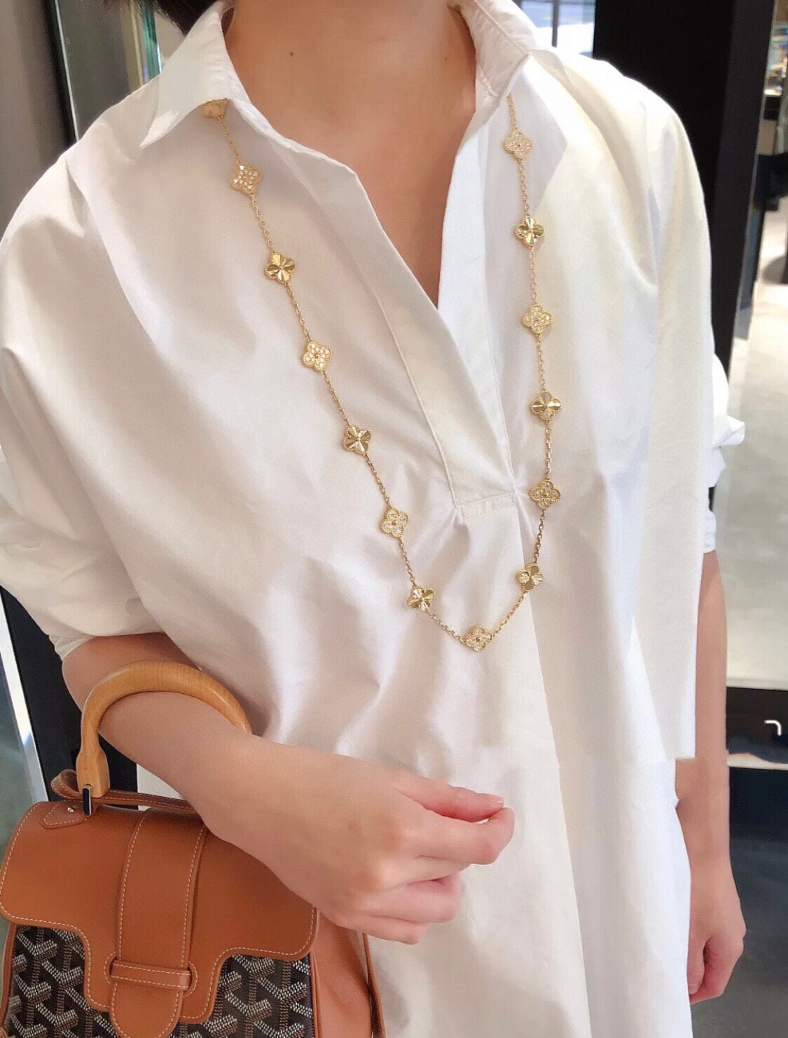 Van Cleef & Arpels CLOVER 20 MOTIFS DIAMOND GOLD
