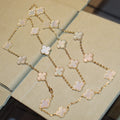 Van Cleef & Arpels CLOVER 20 MOTIFS WHITE MOP GOLD