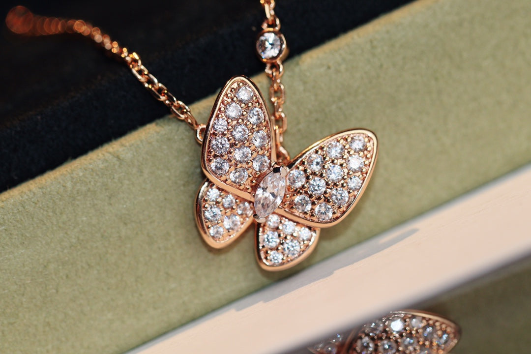 Van Cleef & Arpels BUTTERFLY DIAMOND NECKLACE