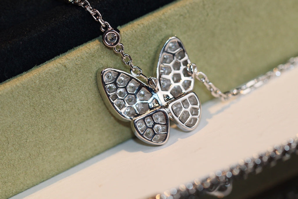 Van Cleef & Arpels BUTTERFLY DIAMOND NECKLACE