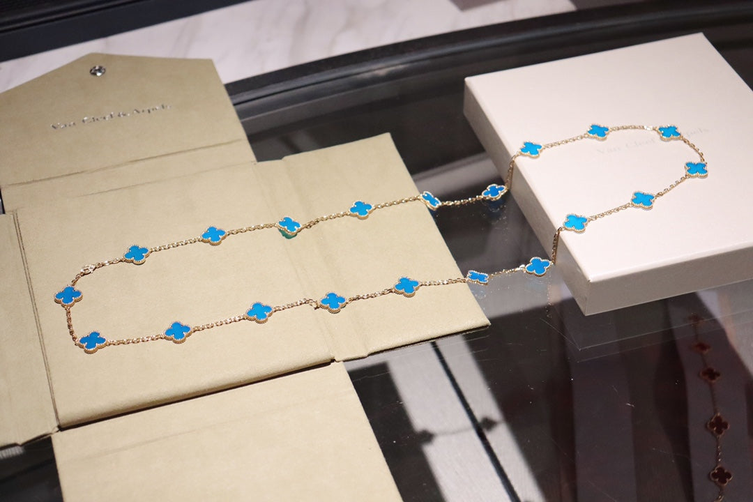 Van Cleef & Arpels CLOVER 20 MOTIFS TURQUOISE GOLD