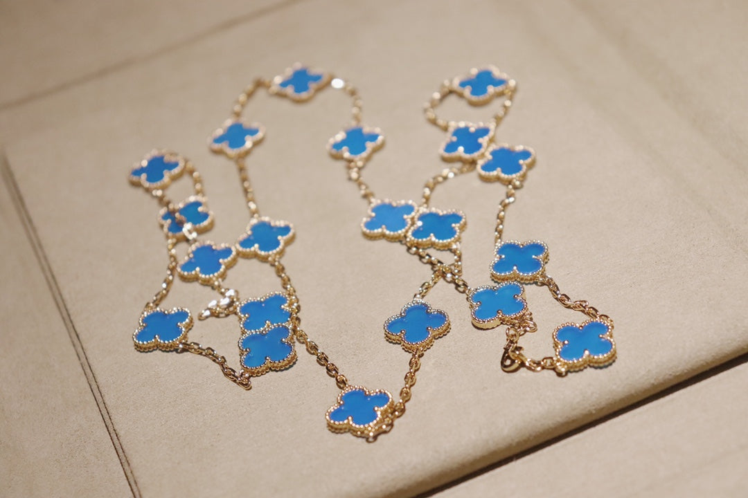 Van Cleef & Arpels CLOVER 20 MOTIFS TURQUOISE GOLD