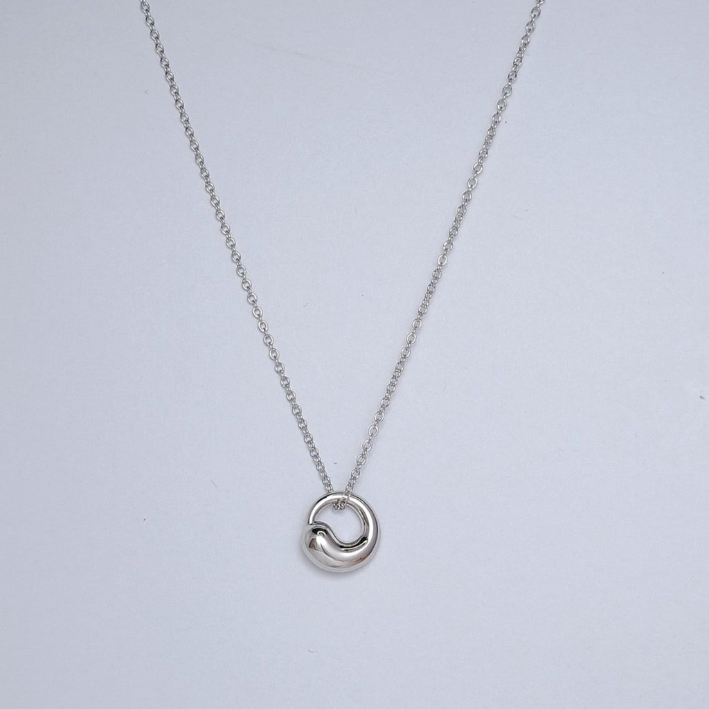 TIFFANY SNAIL PEDANT SILVER NECKLACE