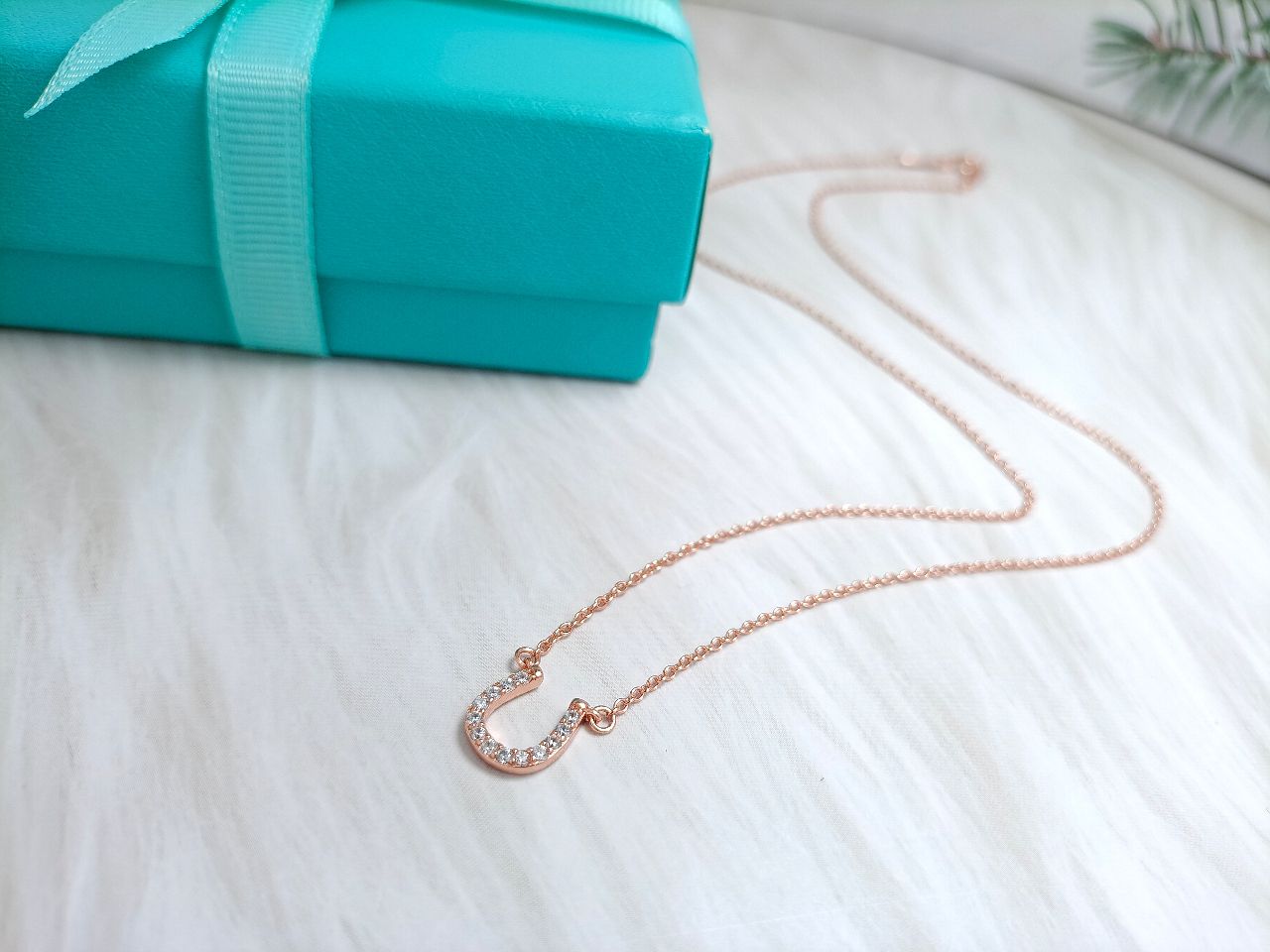 TIFFANY U DIAMONDS PEDANT NECKLACE