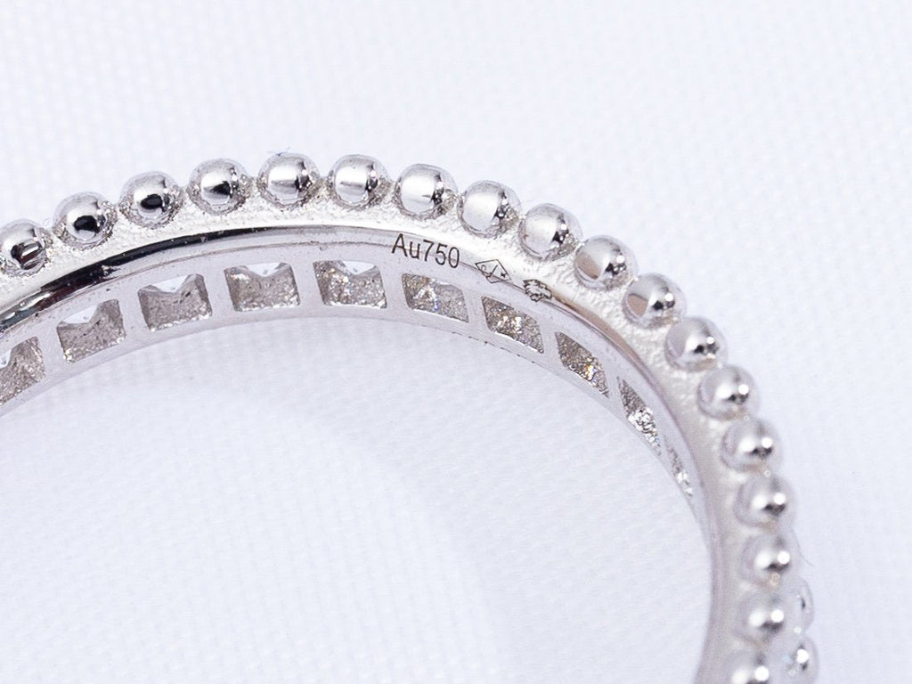 Van Cleef & Arpels PERLEE DIAMOND SILVER RING