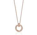TIFFANY T CIRCLE PEDANT DIAMOND NECKLACE