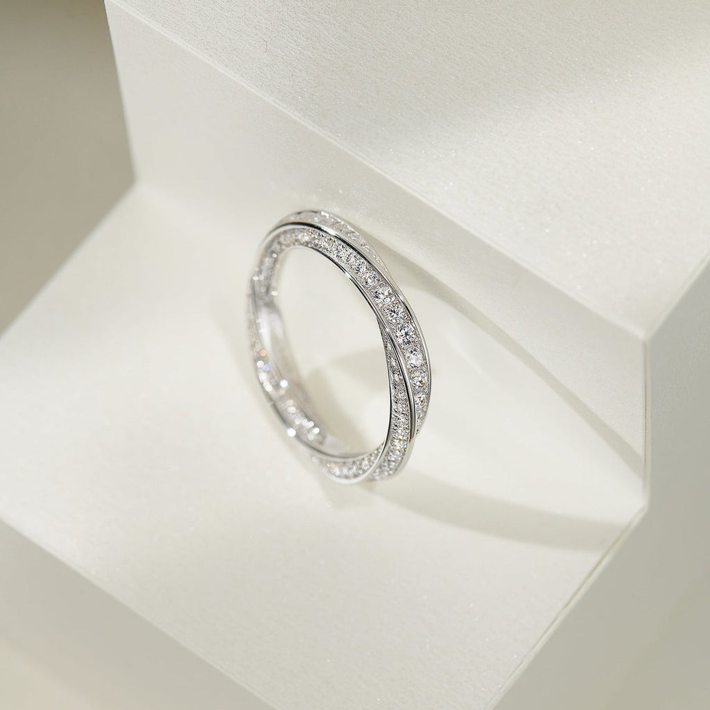 TIFFANY SPIRAL DIAMOND RING