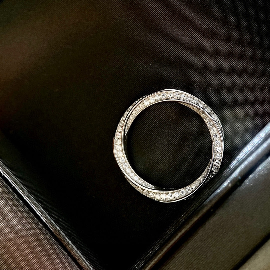 TIFFANY SPIRAL DIAMOND RING