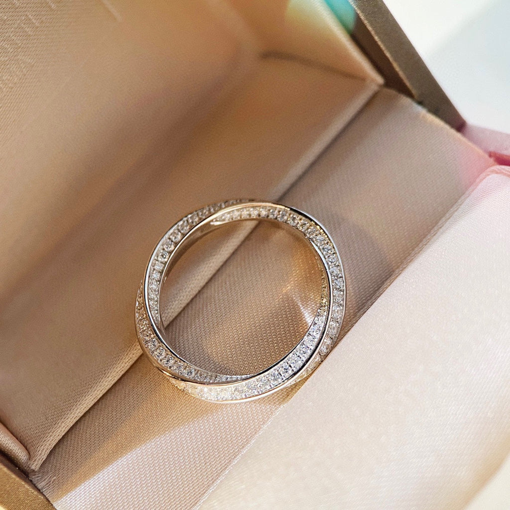 TIFFANY SPIRAL DIAMOND RING