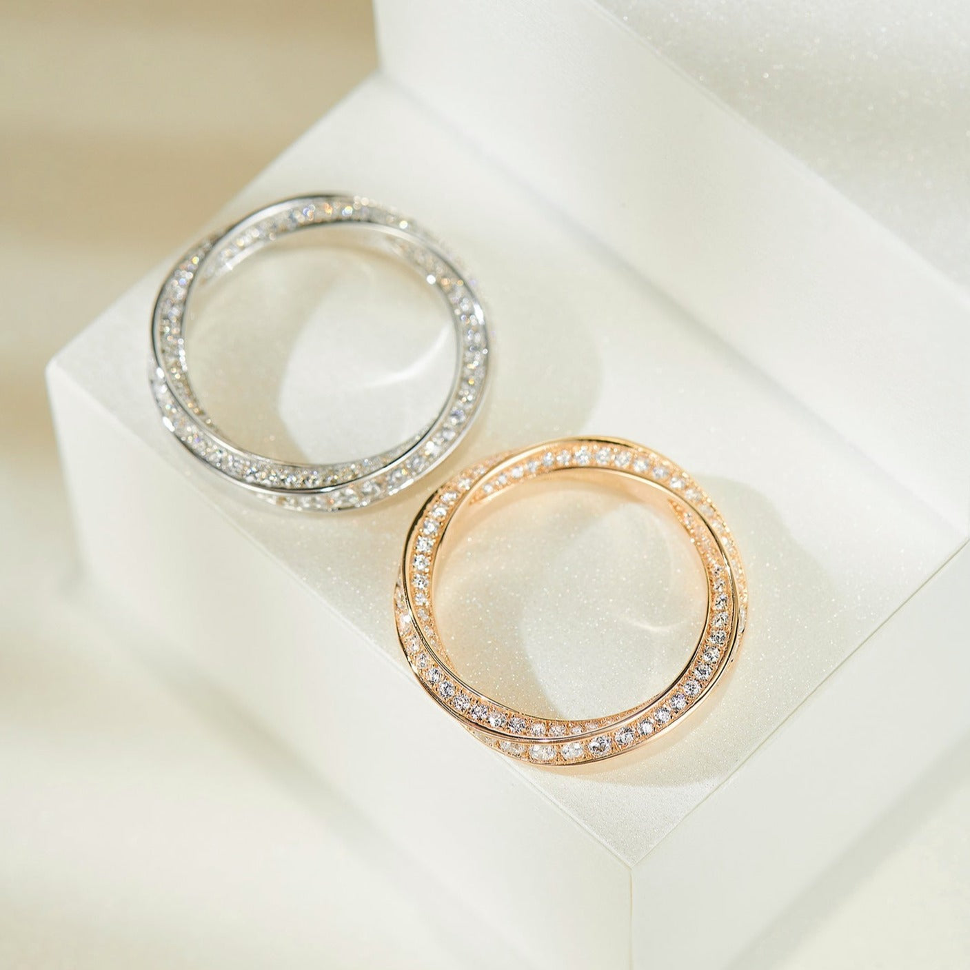 TIFFANY SPIRAL DIAMOND RING