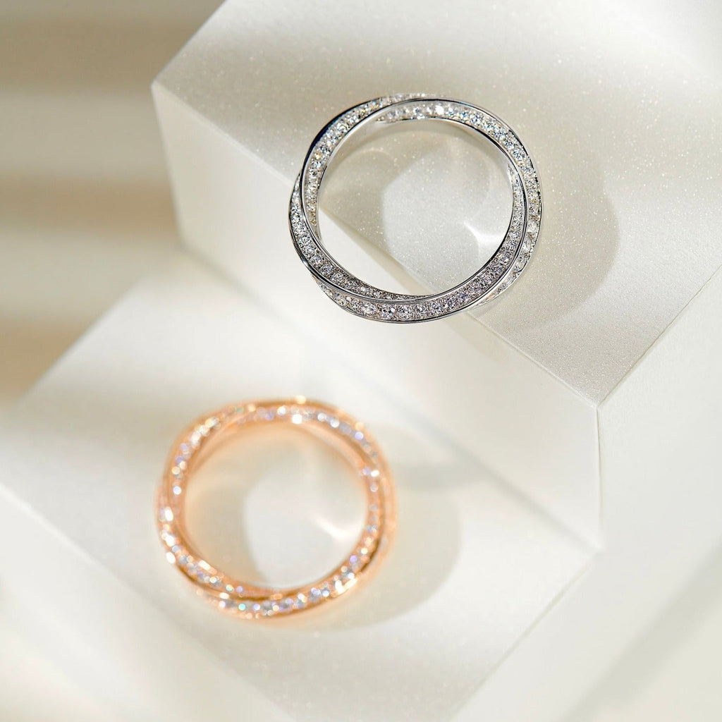 TIFFANY SPIRAL DIAMOND RING