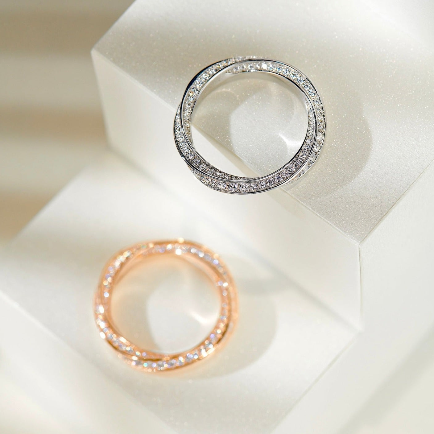 TIFFANY SPIRAL DIAMOND RING