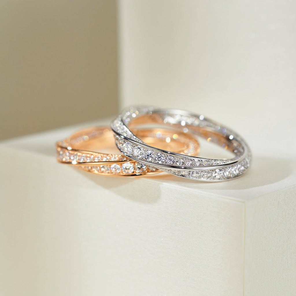 TIFFANY SPIRAL DIAMOND RING