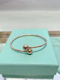 TIFFANY CITY HARDWEAR BALL BYPASS BRACELET
