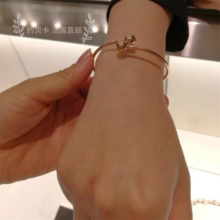TIFFANY CITY HARDWEAR BALL BYPASS BRACELET