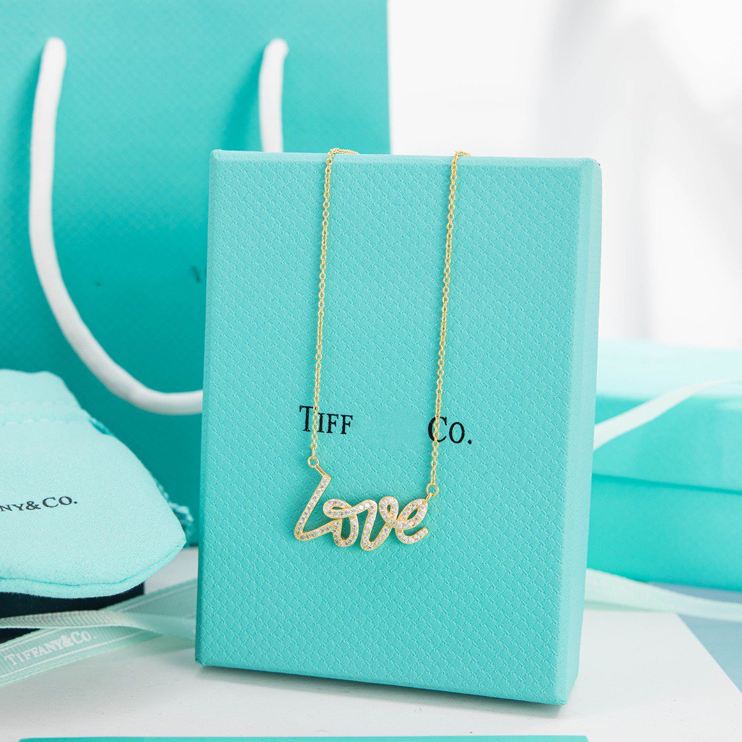 TIFFANY PALOMA S GRAFFITI LOVE NECKLACE DIAMOND