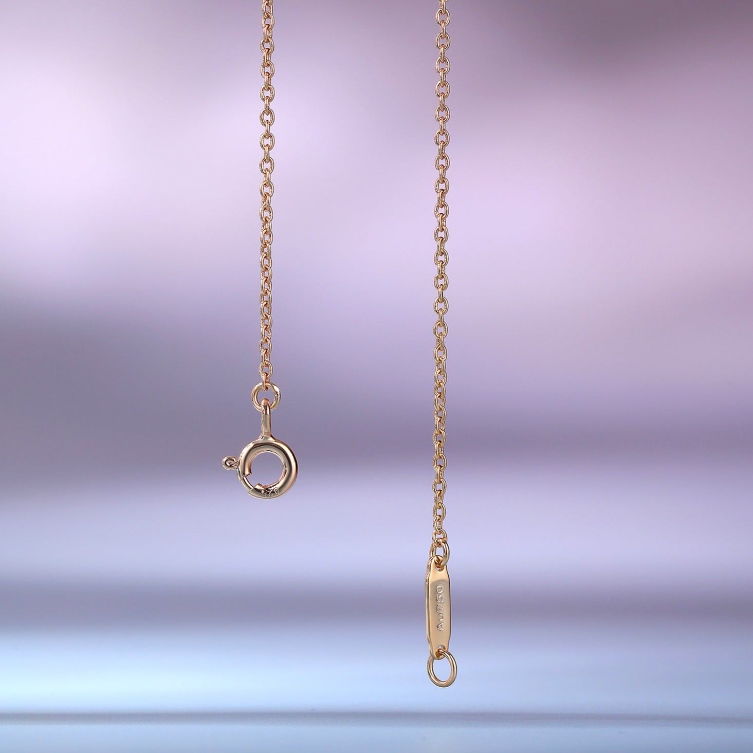 TIFFANY BIG SMILE PEDANT PINK DIAMOND NECKLACE