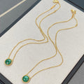 Van Cleef & Arpels COULEURS MALACHITE PINK GOLD NECKLACE