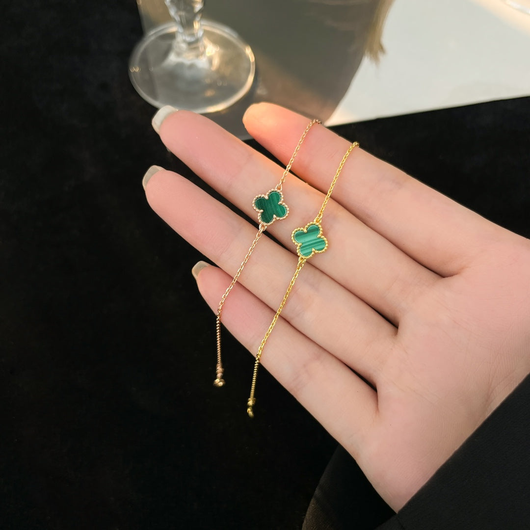 Van Cleef & Arpels CLOVER BRACELET MALACHITE 1 MOTIF