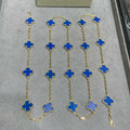 Van Cleef & Arpels CLOVER 20 MOTIF AGATE 86CM NECKLACE